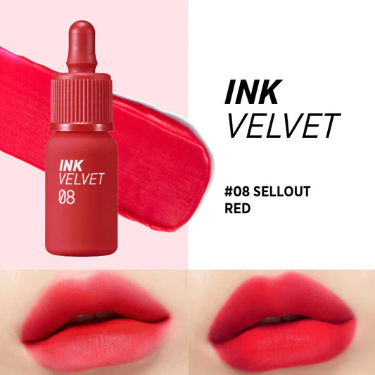 Peripera Ink Velvet Tintas – Tonos Rojos