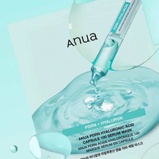Anua PDRN Hyaluronic Acid Capsule 100 Serum Mask 23 ml (10EA)