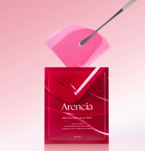 Arencia Red Collagen Jello Mask (Set de 4 unidades)