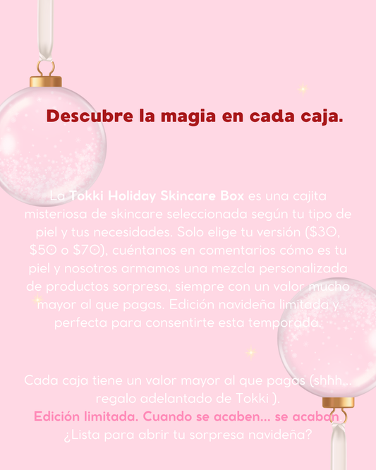 Tokki Holiday Skincare Box – Edición Navideña Misteriosa