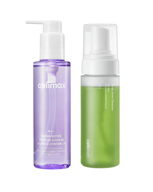 Kit de Doble Limpieza Celimax (Noni Cleansing Foam + Cleansing Oil)