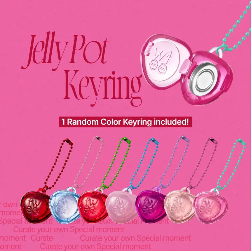 Fwee – Lip & Cheek Glowy Jelly Pot Keyring Set