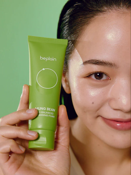 Beplain Mung Bean pH-Balanced Cleansing Foam – 80 ml