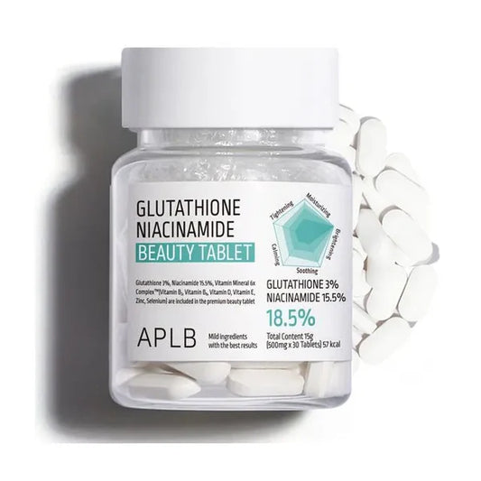 APLB Glutathione Niacinamide Beauty Tablet – 500 mg x 30 tabletas