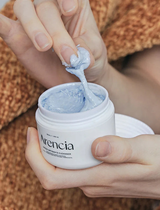 Arencia – Fresh Blue Hyssop Rice Mochi Cleanser 100g