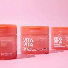 Be The Skin Vita Vita Raspberry PDRN Toner Pads – 60 unidades (120 ml)