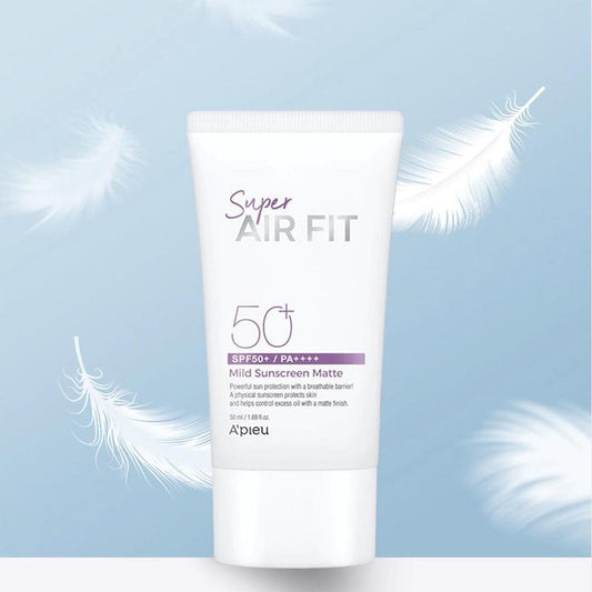 A'PIEU Super Air Fit Mild Sunscreen Matte Ex SPF50+ PA++++ – 50 ml