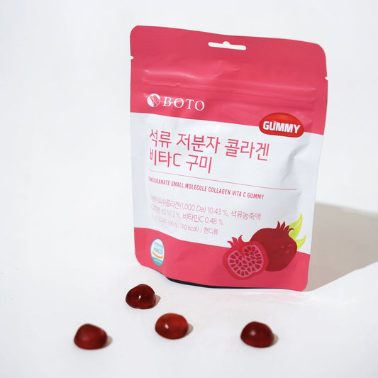 BOTO Pomegranate Collagen + Vitamina C Gummies – 90g (30 días)