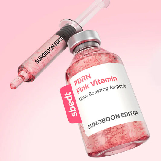 SUNGBOON EDITOR – PDRN Pink Vitamin Glow Boosting Ampoule (40 ml)