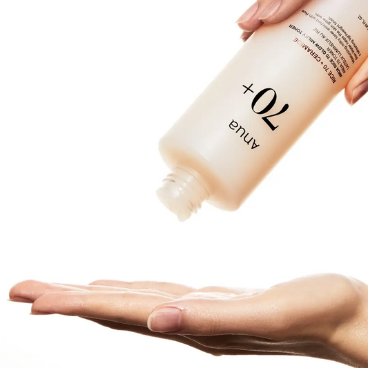 Anua Rice 70% Glow Milky Toner - 250 ml | Luminosidad e Hidratación Profunda