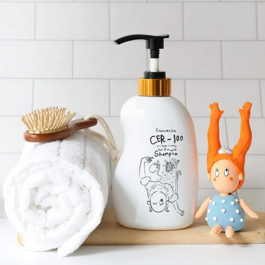 Elizavecca CER-100 Collagen Coating Shampoo - 500 ml | Fuerza, Volumen y Reparación