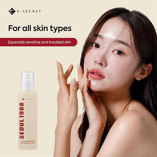 K-Secret Seoul 1988 Essence Snail Mucin 97% + Rice – 100 ml