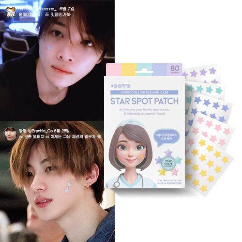 OOTD Star Spot Patch – Parches antiimperfecciones en forma de estrella (36 unidades)