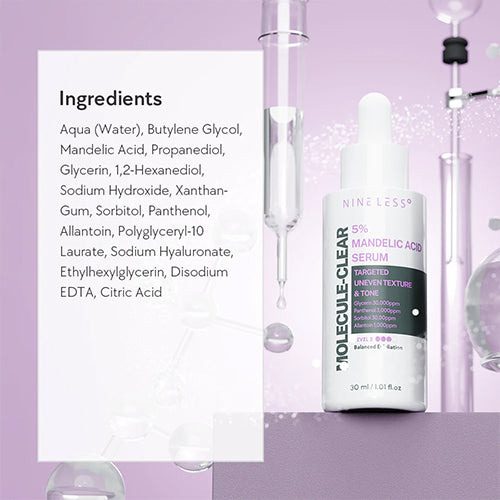 Nineless Molecule-Clear 5% Mandelic Acid Serum (30ml)