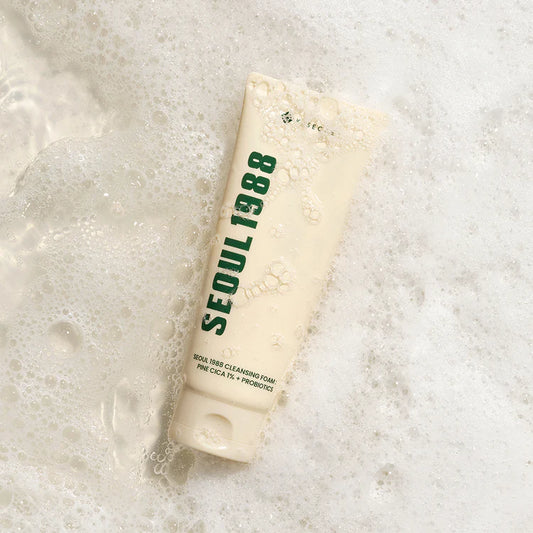 K‑Secret Seoul 1988 Cleansing Foam – Pine Cica 1% + Probiotics (150 ml)