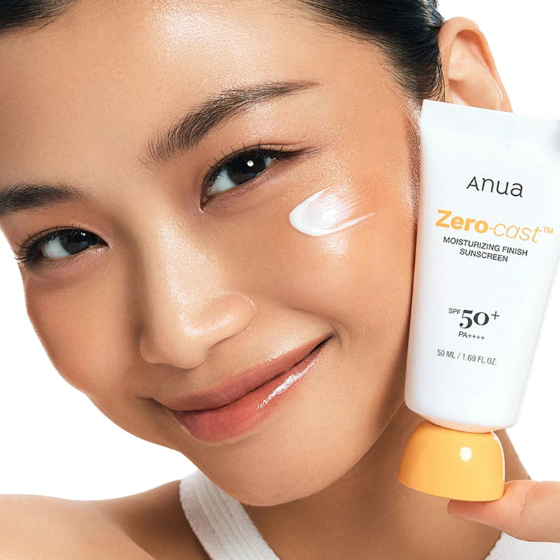Anua Zero-Cast Moisturizing Finish Sunscreen SPF50 / PA++++ – 50 ml