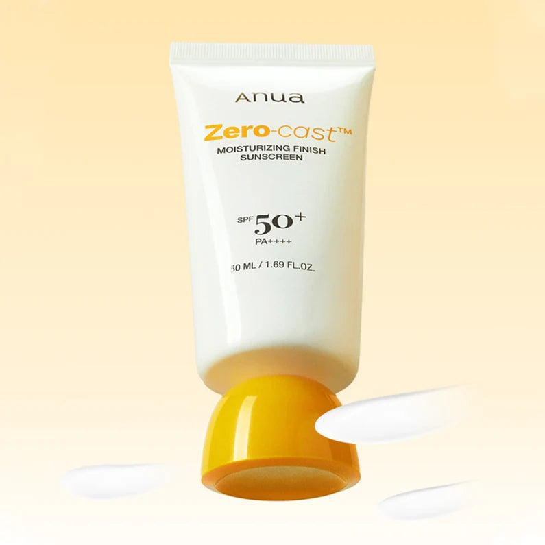 Anua Zero-Cast Moisturizing Finish Sunscreen SPF50 / PA++++ – 50 ml