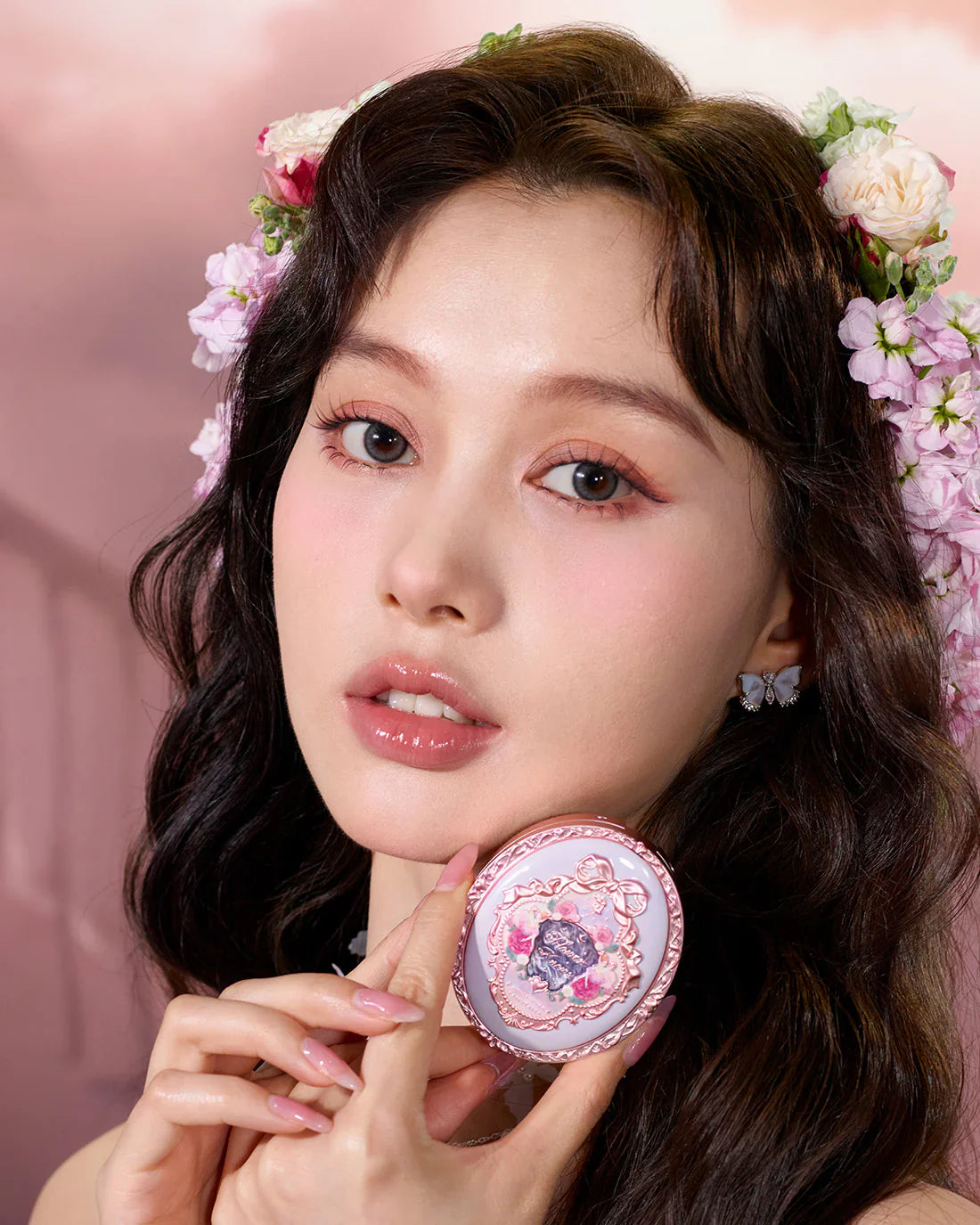 Flower Knows – Midsummer Fairytales Collection Velvet Embossed Blush [03 Ballet Fairy]