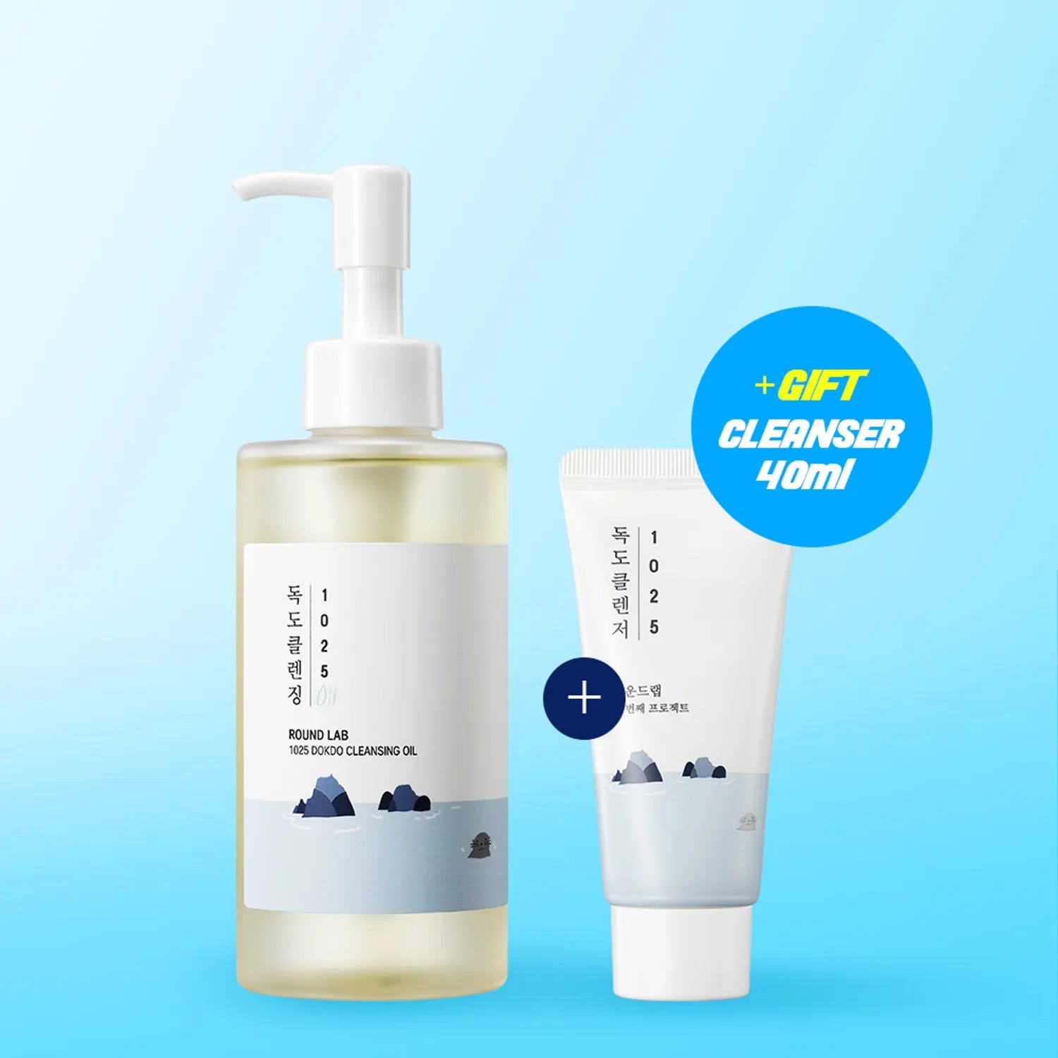 Round Lab – 1025 Dokdo Cleansing Oil Set