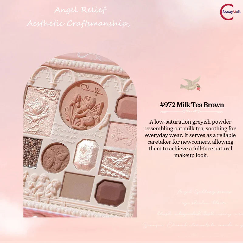 CHEERFLOR – Angel Embossed Eyeshadow Palette