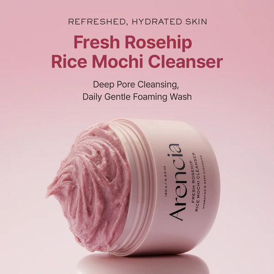Arencia Fresh Rosehip Rice Mochi Cleanser 120g
