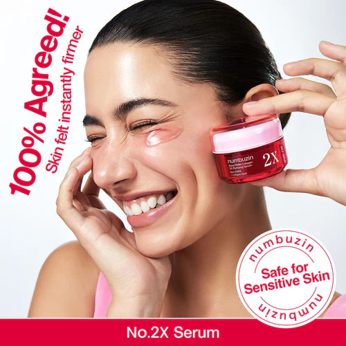 Numbuzin – Rose PDRN Collagen 2X Plumping Serum (30 ml)