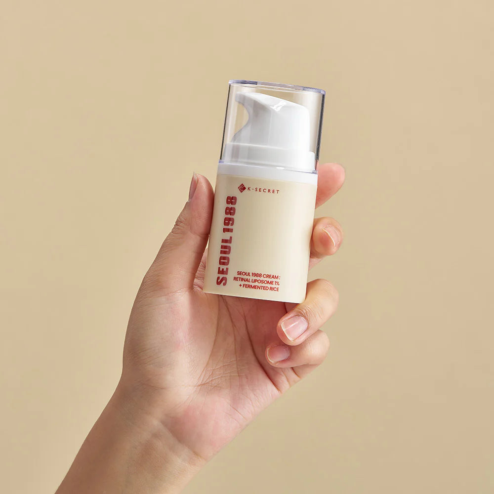 K-SECRET SEOUL 1988 Cream: Retinal Liposome 1% + Fermented Rice – 50 ml