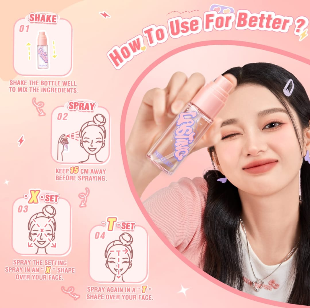 PINKFLASH Fixing Setting Spray