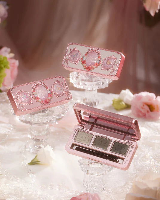 Flower Knows – Midsummer Fairytales Collection Eyebrow Palette [03 Apricot Rose]