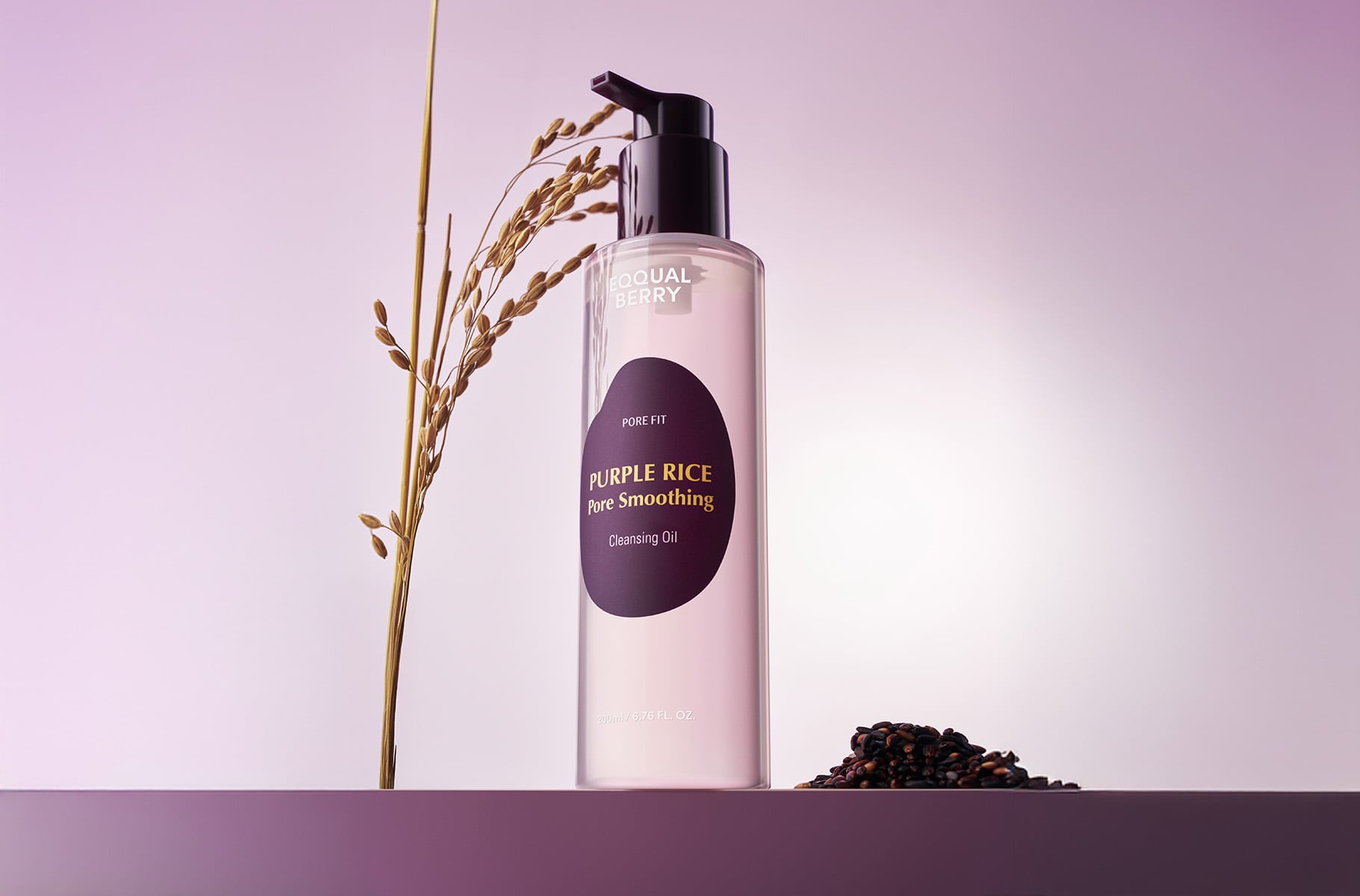 Eqqualberry Purple Rice Pore Smoothing Cleansing Oil 200ml