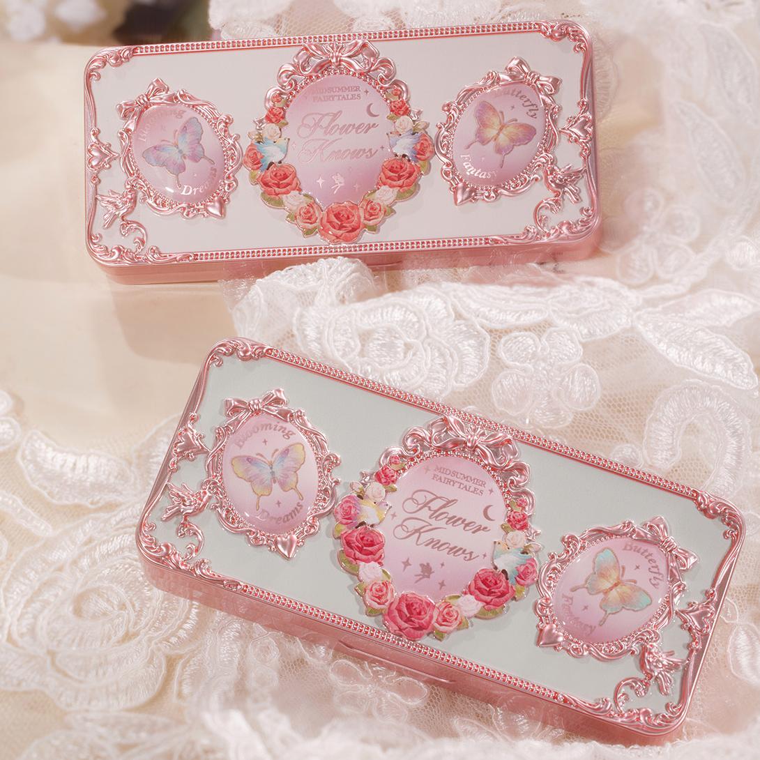 Flower Knows – Midsummer Fairytales Collection Eyebrow Palette [03 Apricot Rose]
