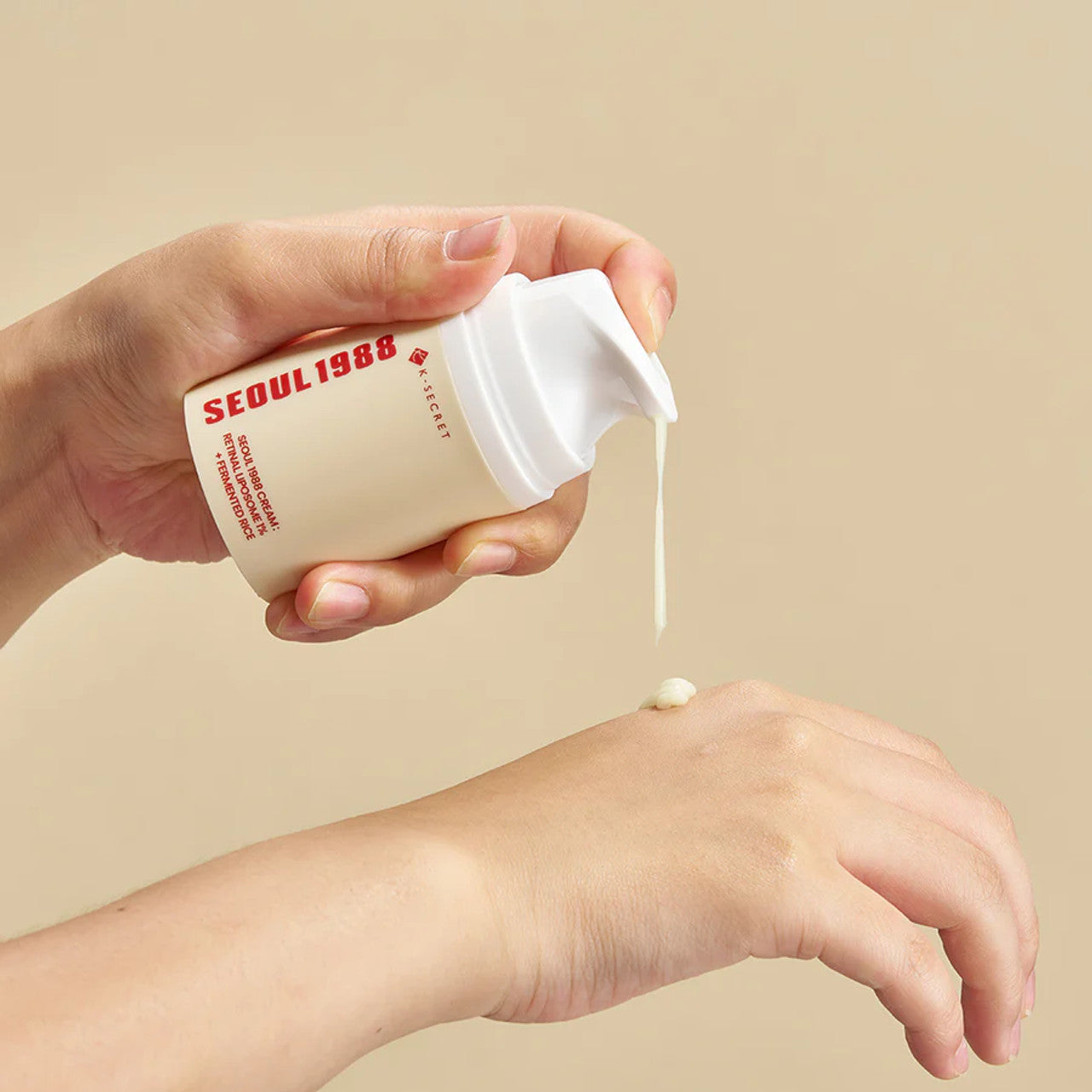K-SECRET SEOUL 1988 Cream: Retinal Liposome 1% + Fermented Rice – 50 ml