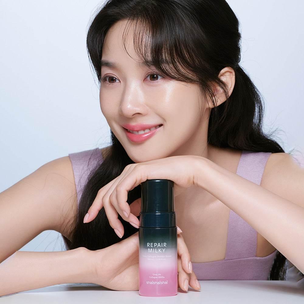 shaishaishai Repair Milky Urea Glow Bubble Serum (110ml)
