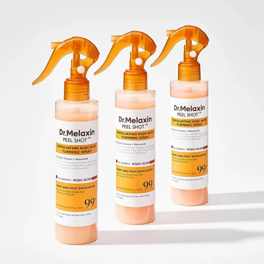 Dr. Melaxin Peel Shot Kojic Acid & Turmeric Body Spray (200ml)