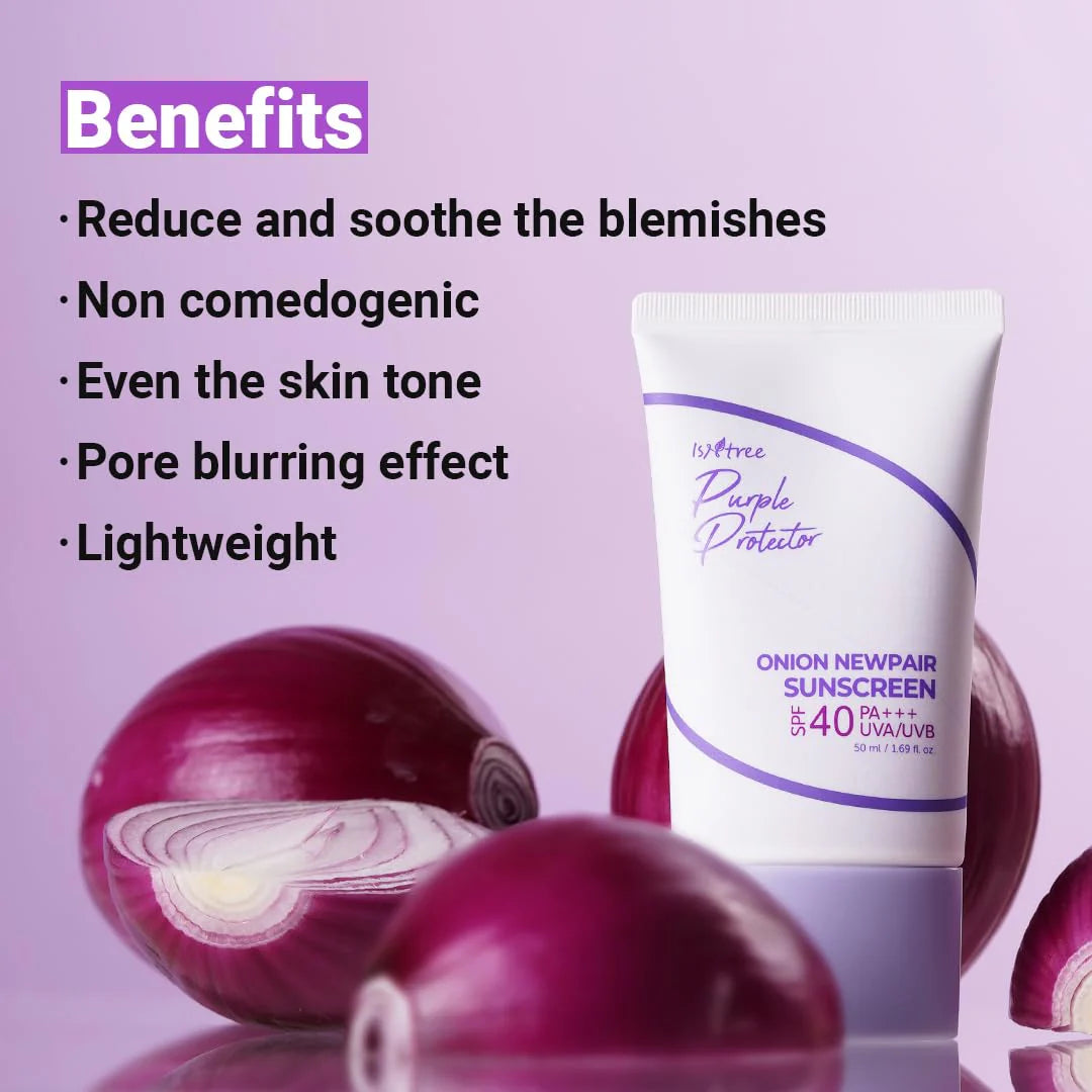Isntree Onion Newpair Sunscreen SPF 40+ PA++++ – 50 ml