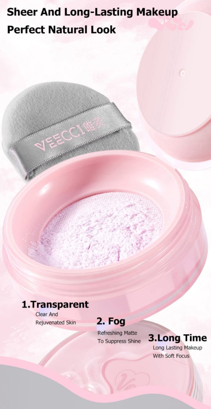 VEECCI- Oil Control Mist Soft Focus Setting Powder (Polvo translucido)