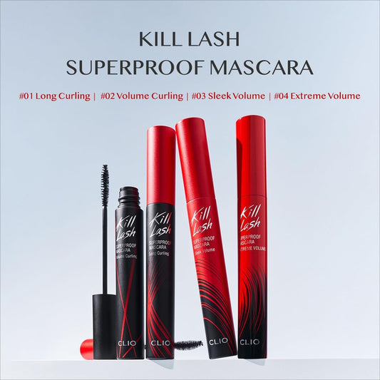 Clio – Kill Lash Superproof Mascara 01 Long Curling