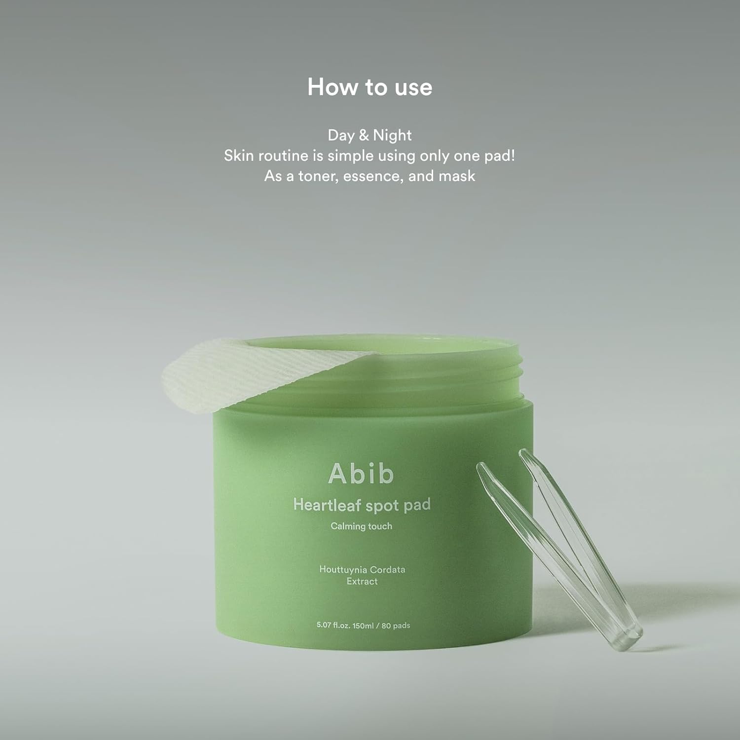 Abib – Heartleaf Spot Pad Calming Touch [80 pads]