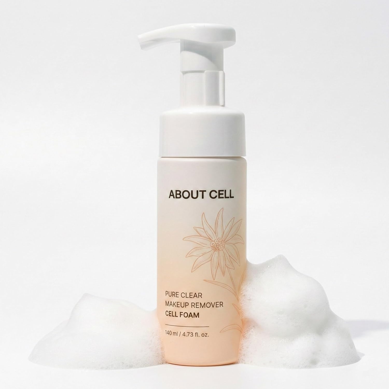About Cell Pure Clear Makeup Remover Cell Foam (140ml)