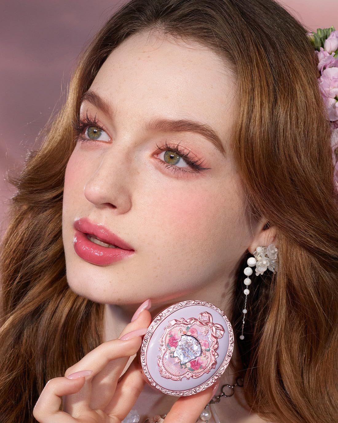 Flower Knows – Midsummer Fairytales Collection Velvet Embossed Blush [03 Ballet Fairy]