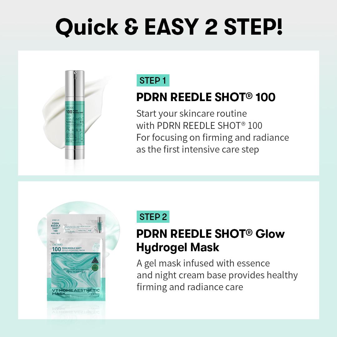 VT PDRN Reedle Shot 2-Step Hydrogel Mask
