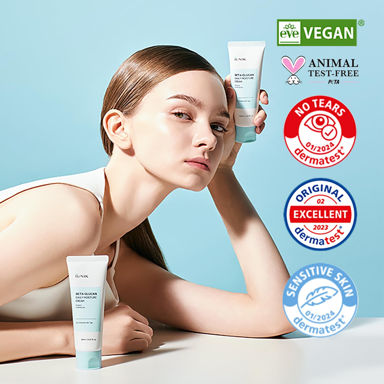 [iUNIK] Beta-Glucan Daily Moisture Cream (60ml)