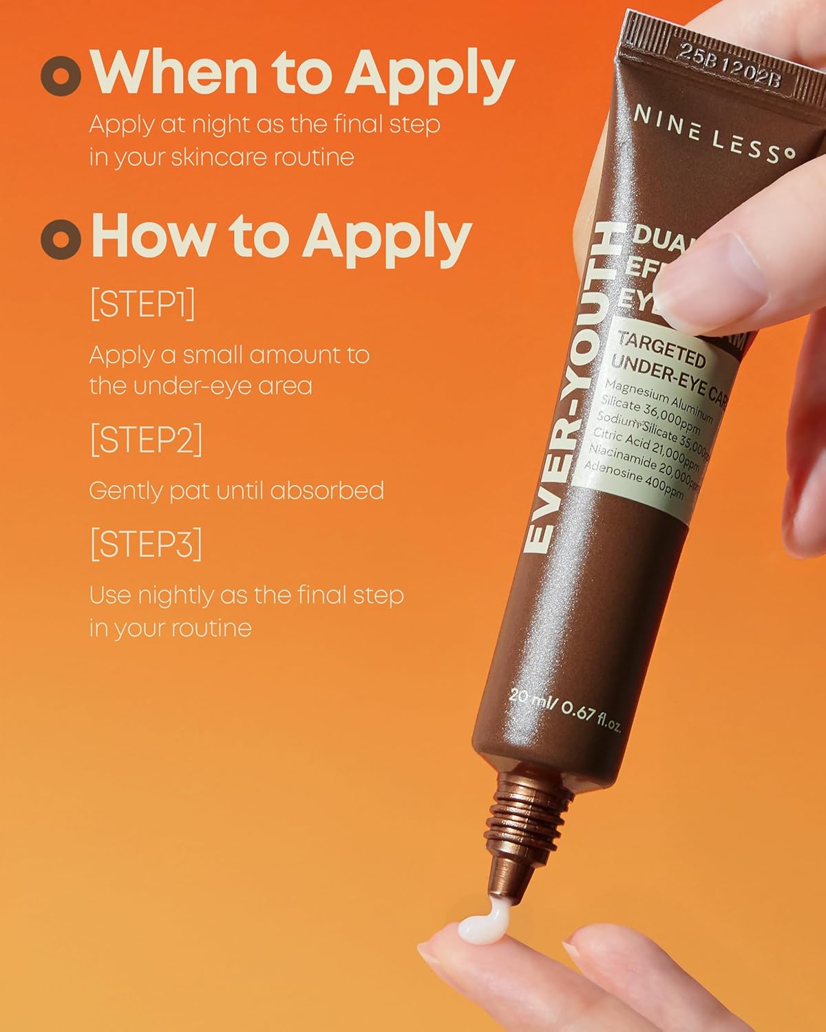 Nineless – Dual Effect Eye Cream (20 ml)