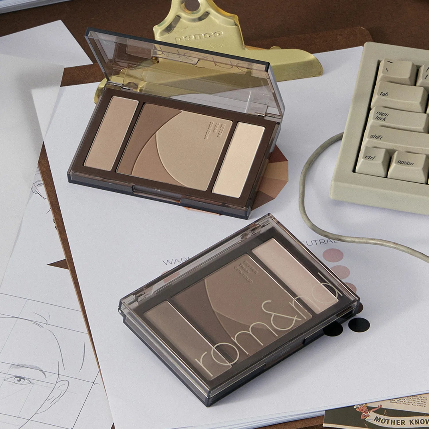 Rom&nd – Better Than Contour Palette 01 Neutral Warm