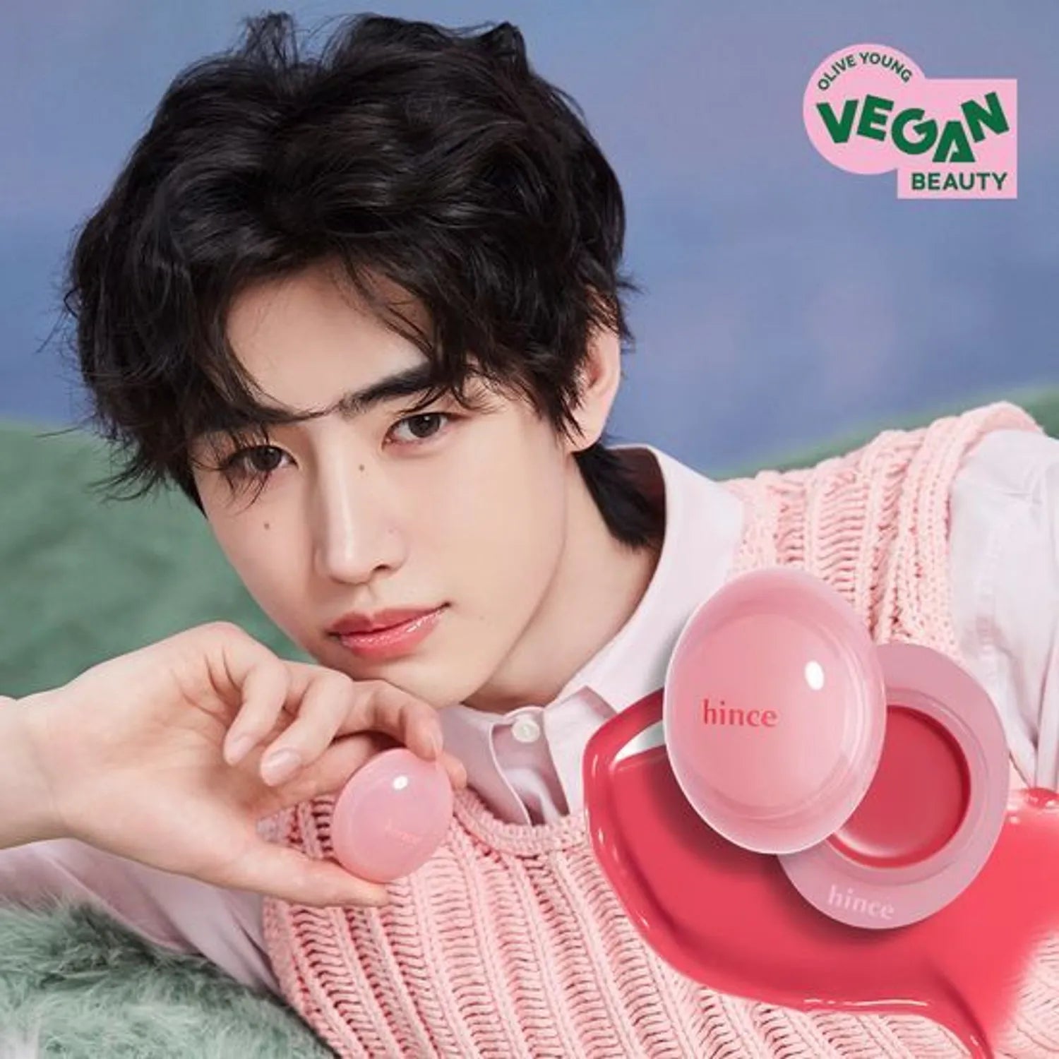 Hince – Raw Glow Dewy Ball en Bunny Pink