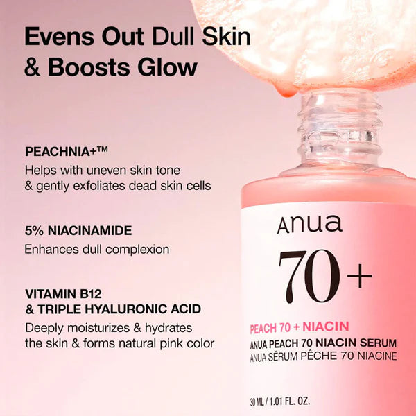 Anua – Peach 70% + Niacin Serum