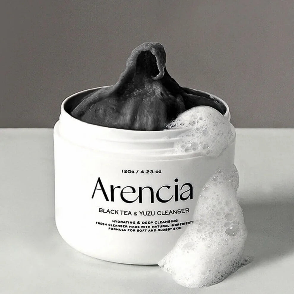 Arencia Black Tea Rice Mochi Cleanser