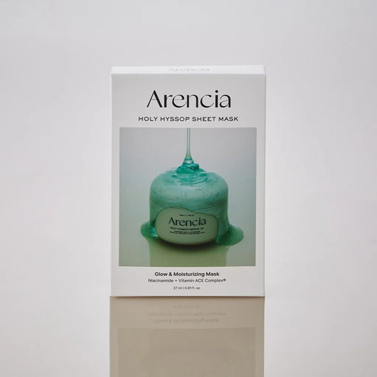 Arencia Holy Hyssop Sheet Mask (Set de 5 unidades)