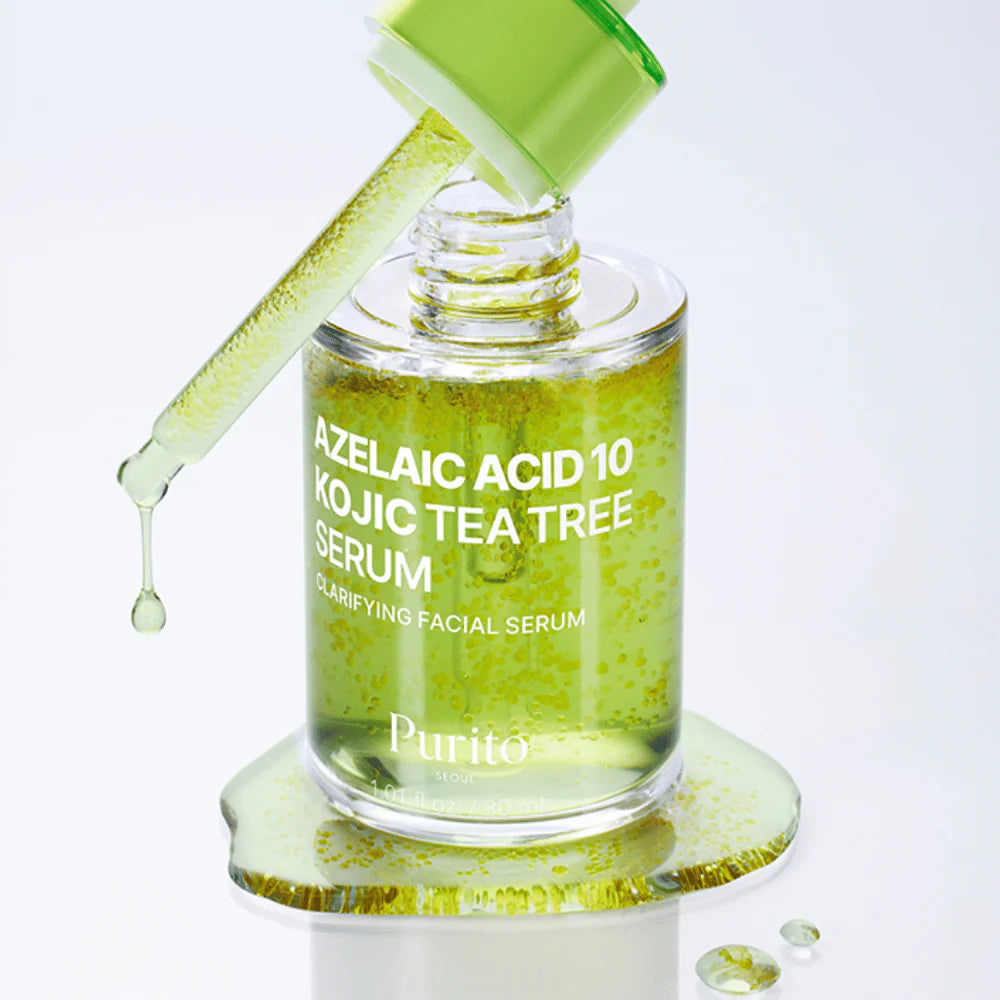 Purito SEOUL Azelaic Acid 10% + Kojic Acid + Tea Tree Serum – 30 ml
