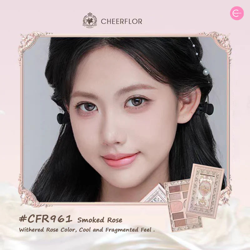 Cheerflor – Love & Romantic Ten-Color Framed Eyeshadow Palette